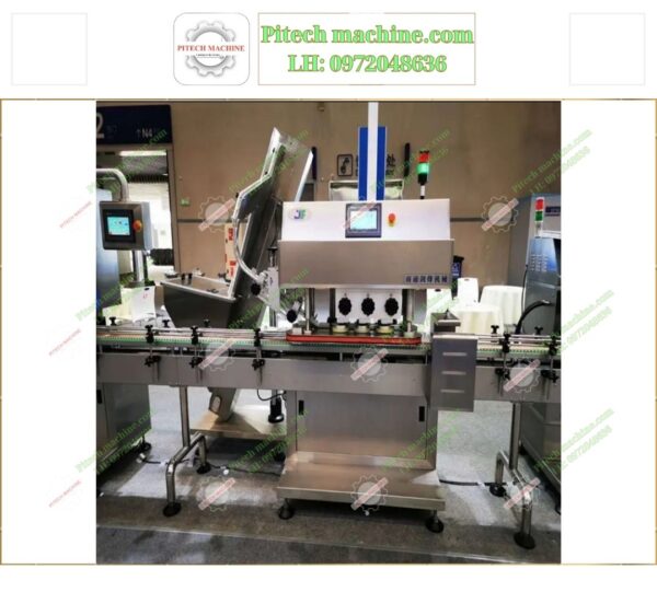 Máy đóng nắp chai dạng quay tự động cho chai nhựa hoặc thủy tinh - Ảnh 3