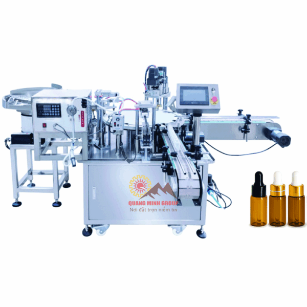 Máy chiết rót tinh dầu mini 1 vòi Bơm nhu động