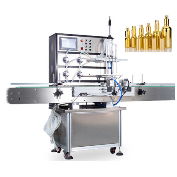 Máy chiết rót tinh dầu tự động 4 vòi BƠM TỪ