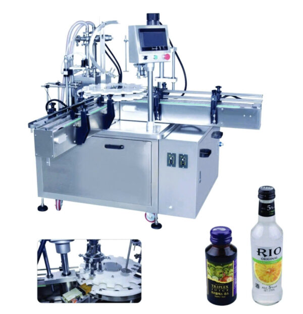 Máy chiết và siết nắp tự động (Nắp ROPP) PT-CRSN02